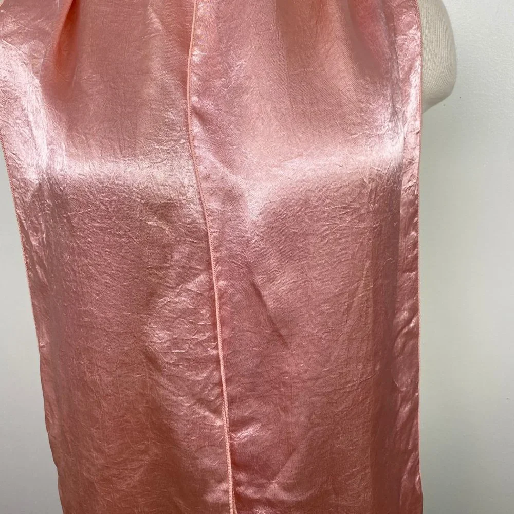 Pink Satiny Scarf 8.5